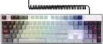 LORGAR Azar 514 biela / Mechanická herná klávesnica / US layout / kábel USB-A - C / RGB podsvietenie / 18 režimov (LRG-GK514W-US)