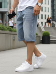 Spodenki męskie jeansowe niebieskie model 22145640 - FashionStreet s38
