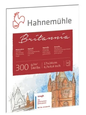 Hahnemühle Skicák Britannia Watercolour Rough 24x32cm/12 listov/300 g (10628971)