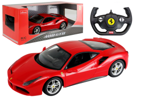 RASTAR Auto na diaľkové ovládanie R/C Ferrari 488 GTB 1:14 Rastar červené