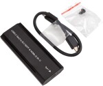 Extra Digital Ultra M.2 PCIe NGFF/NVMe SSD dėklas USB3.2, 20Gbps, RGB