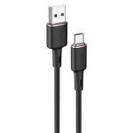 Acefast C2-04 USB-A (M) - USB-C (M) 1,2 m čierna / Kábel / 3A