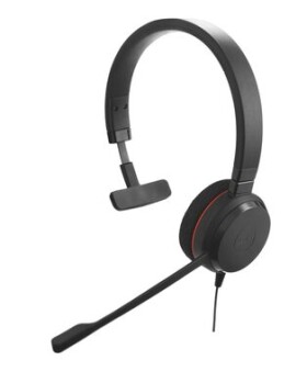 JABRA Evolve 20 Mono MS USB-C čierna / mono náhlavná súprava / mikrofón / USB-C (4993-823-189)