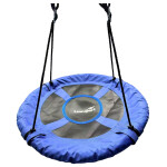 Mamido Detská kruhová hojdačka čapí hniezdo 80 cm modrá