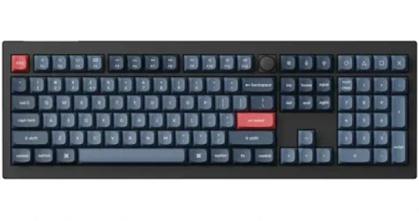 Keychron V6 Max Gateron Jupiter Red čierna / Klávesnica / Plná veľkosť / Mechanická / Bezdrôtová (V6M-D1)