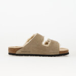 Tenisky Birkenstock Arizona Shearling Suede Leather/ Fur Taupe EUR 46