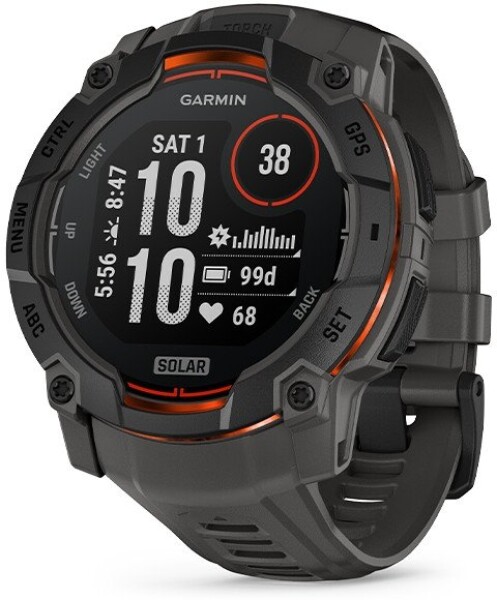 Garmin Instinct 3 Solar - 50mm Čierny (010-02935-00)