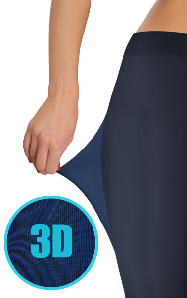 Sesto Senso Anti-Cellulite Tights 50 Deň 3D Microfiber Florence Marine