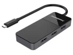 PremiumCord adaptér USB-C (DP1.4) na 3x HDMI 2.0 / Adaptér / MST / 3x 4K (8592220019570)
