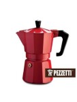 Pezzetti ItalExpress Moka kanvica na 3 šálky červená / 150 ml (8000743003254)