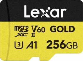 Lexar Gold MicroSDXC 256 GB UHS-II/U3 A1 V60
