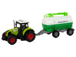 Mamido Elektrické autíčko traktor pre deti s návesom cisternou - Farma