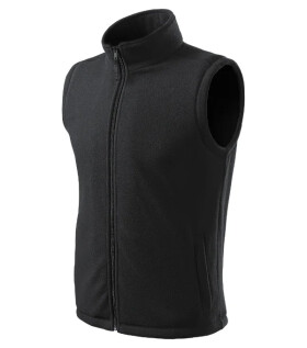 Ďalšia fleecová vesta unisex ebony gray S