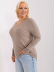 PM SW PM 3007+1 jumper.18 tmavá lila XXL/XXXL