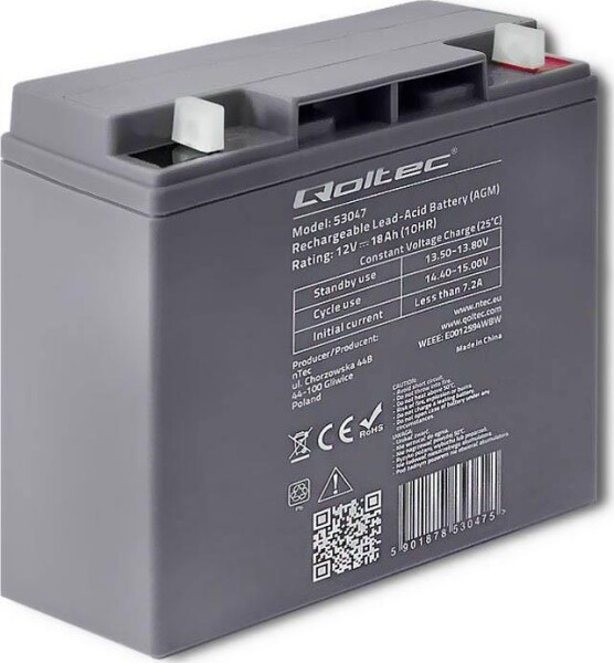 Qoltec 12V 18Ah