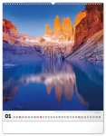 NOTIQUE Nástenný kalendár Energia 2027 / 48 x 56 cm