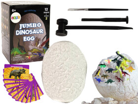 Mamido Archeologická Sada - Obrovské Vykopávky Vajcia s 12 Figúrkami Dinosaurov