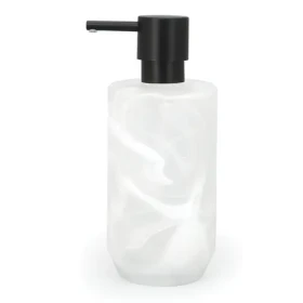 Spirella MADISON dávkovač mydla biely / kremenné sklo / 370 ml