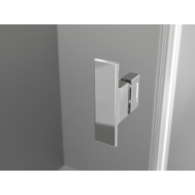 MEXEN/S - Mist H Duo sprchovací kút dvere krídlové 75 x 75, transparent, chróm 8A5-075L-075P-01-00