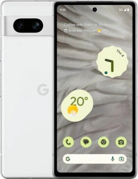 Google Pixel 7A + 5G nabíjacia kocka 8/128 GB biela (GA04274-GB+GA03502-EU?BUNDLE)