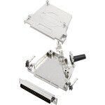 TRU COMPONENTS TCD45ZF37DBPK 7709356 sada D-SUB kolíkové lišty 45 ° Pólov: 37 spájkovaný 1 ks; 7709356