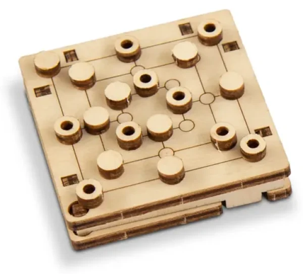 Wooden City 3D Drevené puzzle hra mini Mlyn