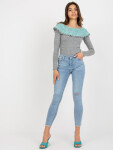 Spodnie jeans NM SP PJ23109.71 niebieski