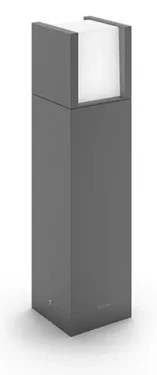 Philips Arbour 3.8W LED vonkajšie stĺpové svietidlo šedá / 800LM / 3000K / IP44 (8719514490246)