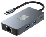 USB-C hub 7v1 / Hub USB / HDMI / USB / SD/TF / RJ45 2500 Mbps / PD (AKTBXVA7W1UHPRJ)