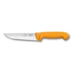 VICTORINOX Mäsiarsky nôž Swibo oranžová 14 cm / Hladké ostrie (5.8421.14)