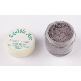 Sivá prášková farba Silver Lilac - Edable Art
