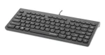 Manhattan Slim USB klávesnica čierna / Klávesnica / membránová / 82 kláves / 1,5 m (180702)