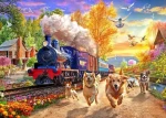 BlueBird Puzzle Za vlakom
