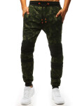 Zelené pánské camo Zelené tepláky Dstreet UX3495