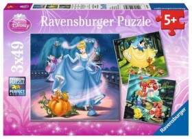 Ravensburger Disney: Snehulienka, Popoluška a Morská panna