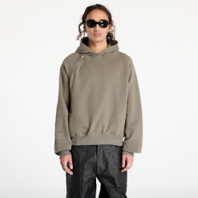 Mikina HELIOT EMIL Sequence Zip Hoodie UNISEX Dusty Green L