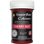 Gélová farba cherry red pastelová 25 g - Sugarflair - Sugarflair