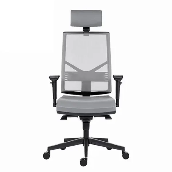 Powerton Mária šedá / Kancelárske ergonomické kreslo / nosnosť 130 kg (MKWPMAKBCSSA)