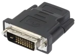 Logo čierna / Redukcia / DVI (24+1) samec - HDMI samica / Full HD 1080p (29366)