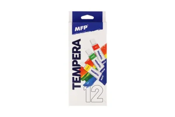 MFP Temperové farby 12x12 ml / V krabičke / od 3 rokov (548613)