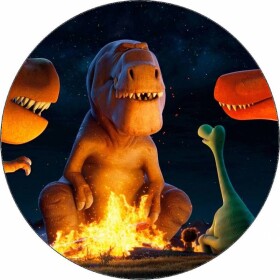Jedlý papier Vľúdny dinosaurus pri ohnisku 19,5 cm - Pictu Hap - Pictu Hap