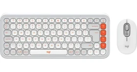 Logitech POP Icon Combo biela / Bezdrôtová sada klávesnice a myši (920-013141)