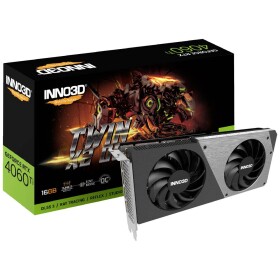 Inno 3D grafická karta Nvidia GeForce RTX 4060 Ti 16 GB GDDR6-RAM PCIe x16 PCIe, HDMI ™, DisplayPort pretaktovaná; N406T2-16D6X-178055N