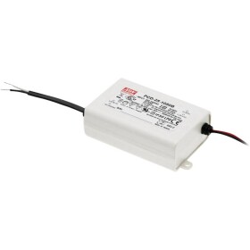MEAN WELL PCD-25-1050B LED driver konštantný prúd 25 W 1.05 A 16 - 24 V/DC stmievateľný, PFC spínacie obvod, ochrana proti prepätiu, montáž na nehorľavom; PCD-25-1050B