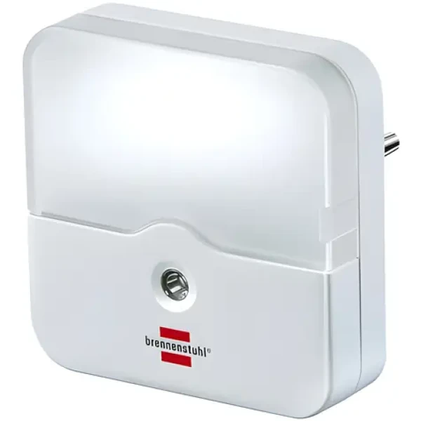 Brennenstuhl OL 02E biela / Nočné / orientačné LED svetlo / do zásuvky / súmrakový senzor / 0,85W (1173220)