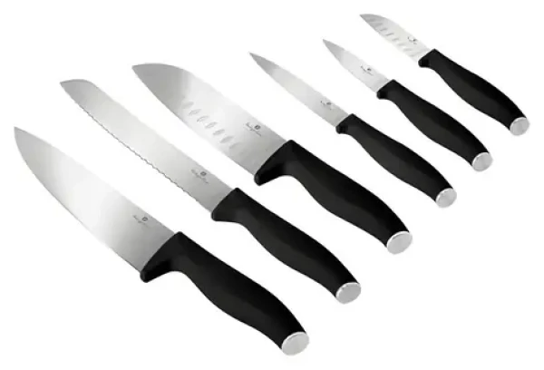 BERLINGERHAUS Sada nožov Matte Black Collection / Nerezová oceľ / 6 ks (BH-2950)