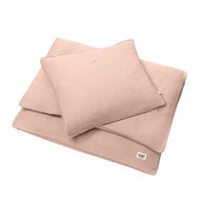 BIBS mušelínové obliečky z BIO bavlny, blush
