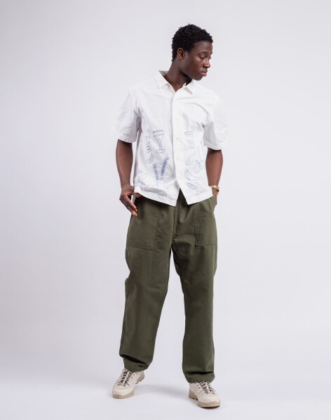 Service Works Canvas Chef Pants OLIVE L