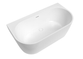 Voľne stojaca vaňa SAT Brevis 159x84 cm akrylát ľavá aj pravá SATVBRE1600Z SATVBRE1600Z