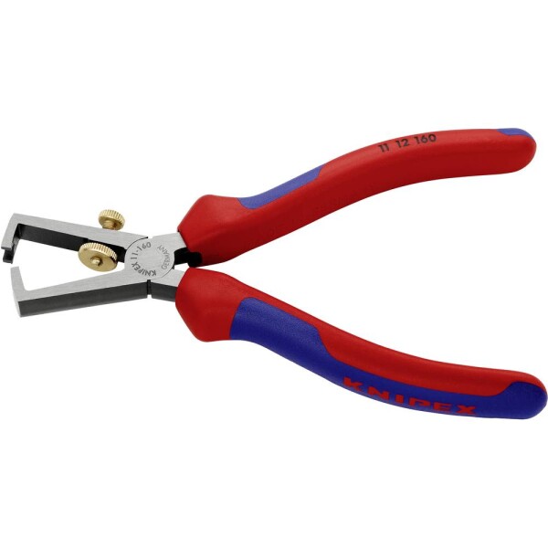 Knipex 11 12 160, 11 12 160, odizolovacie kliešte, 10 mm² (max), 7 awg (max), 5 mm (max); 11 12 160